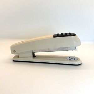 VTG GBC Bates Long Reach Stapler 9500D Cream Desktop‎ Office Retro USA Made Tool